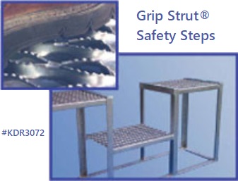 Extra Heavy Duty Target Frames Grip Strut Safety Steps